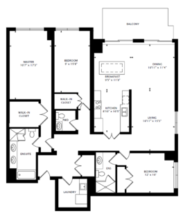 701 - 20 Burkebrook Pl - Floorplan - 800px