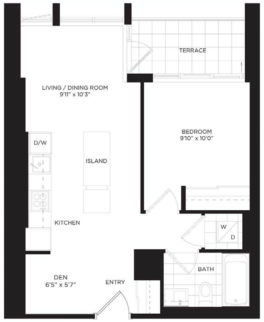 301 - 55 Regent Park Blvd - Floorplan - 800px