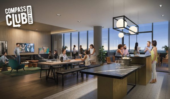 DuEast Boutique Condos in Regent Park by Daniels - Compass Club Party Room - Regent Park Life Team