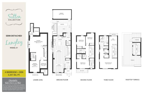 The Sutton Collection - Floorplans - Langley - Regent Park