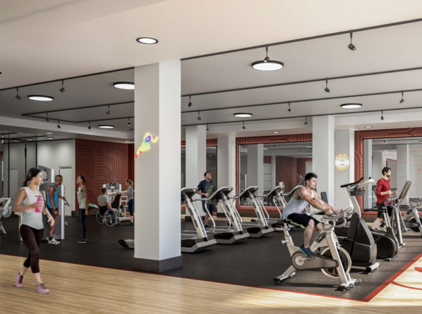 Artworks Tower Condos by Daniels in Regent Park - Amenities - Mega Gym - Regent Park Life Team.png