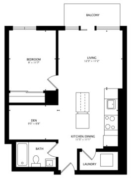 517 - 55 Regent Park Blvd - Floorplan