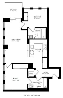 2502 - 55 Regent Park Blvd - Floorplan - Large